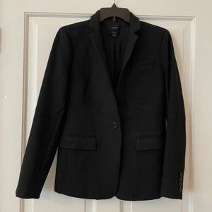 J Crew Regent Black Suit Jacket Size 2